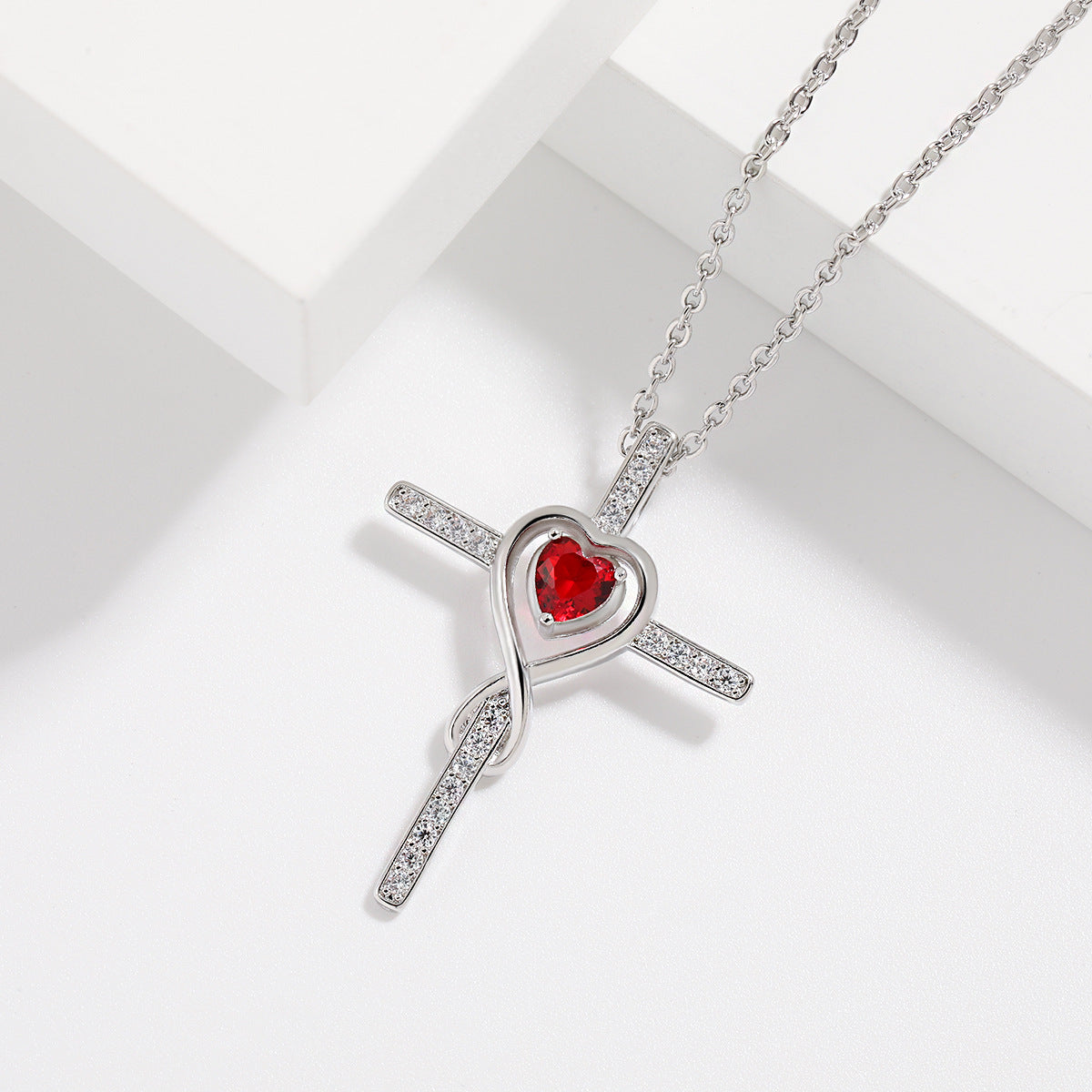 New Star Stone Pendant | Love Unlimited Online Sensation Heart Cross Necklace