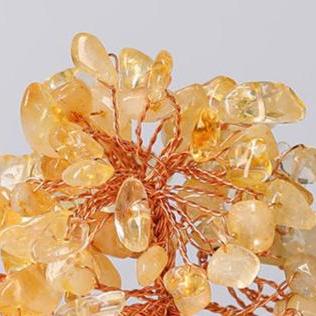 Natural Yellow Crystal Tree