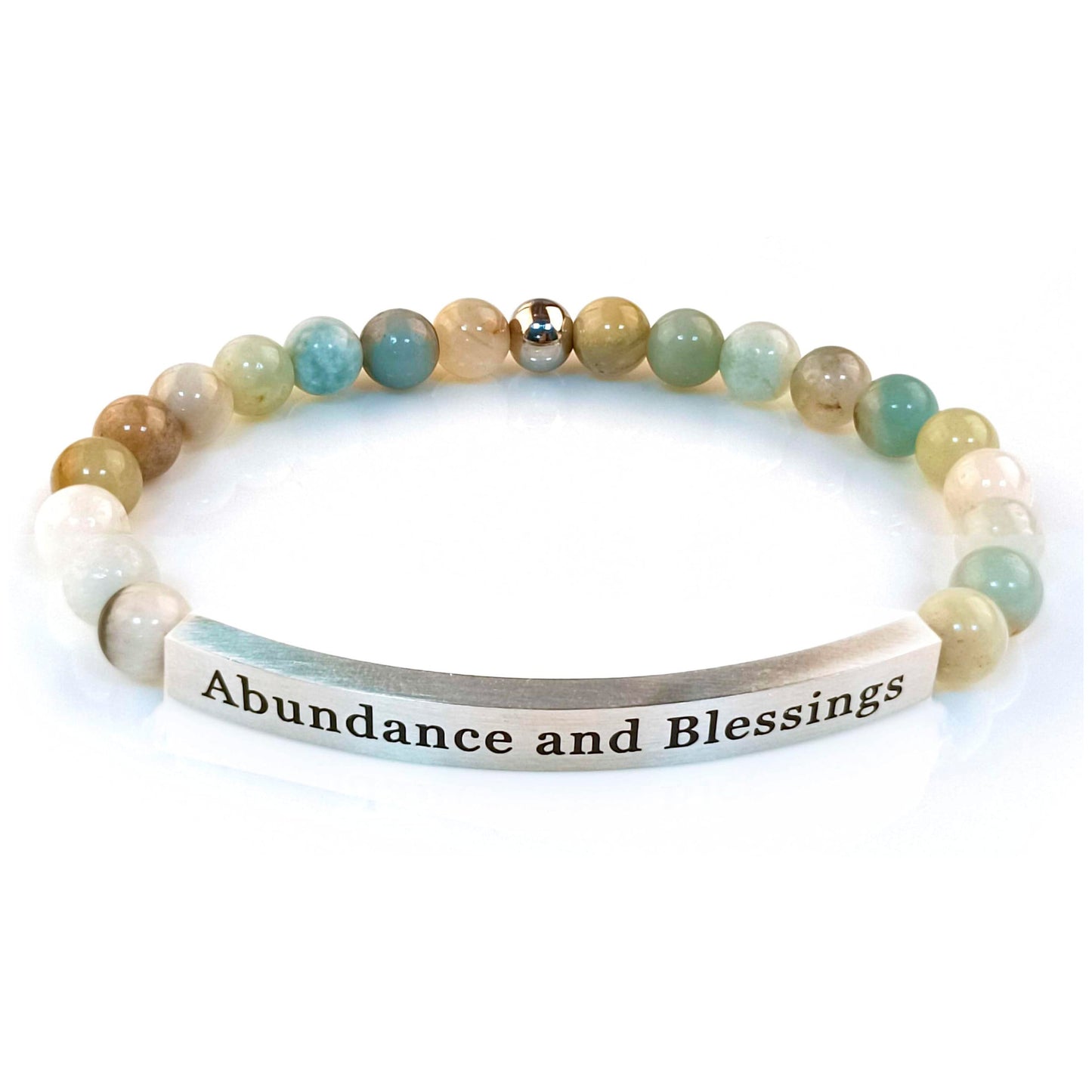 Custom Message Birthday Gift Classic Style 6mm Stainless Steel Ball for Fashion Beaded Bracelets Crystal Stainless Steel Elbow