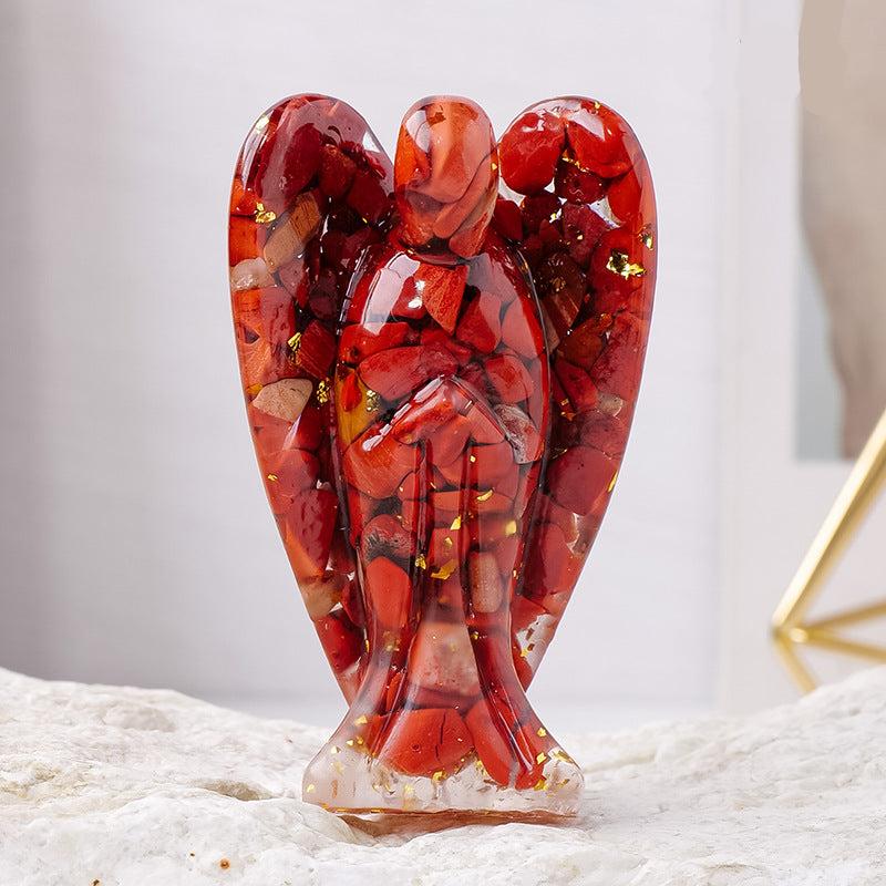 Guardian Angel Figurine | Natural Crystal Healing Statue