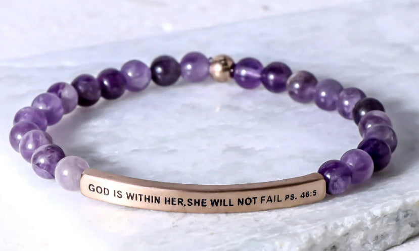 Custom Message Birthday Gift Classic Style 6mm Stainless Steel Ball for Fashion Beaded Bracelets Crystal Stainless Steel Elbow