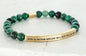 Custom Message Birthday Gift Classic Style 6mm Stainless Steel Ball for Fashion Beaded Bracelets Crystal Stainless Steel Elbow