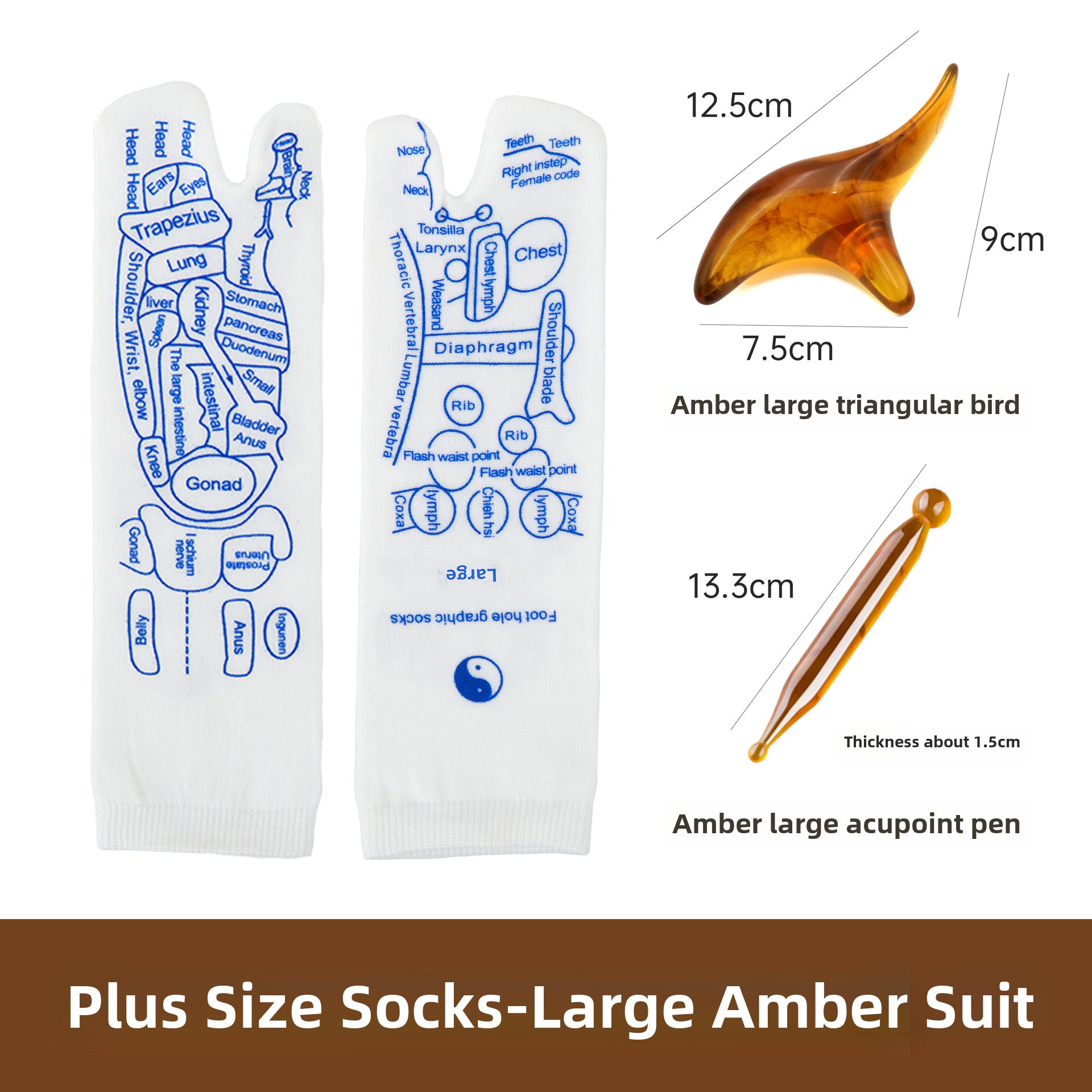 Foot Massage Hole Socks Foot Massage Health Care Hundred Hole Socks Foot Massage Meridian Point Point Diagram Socks