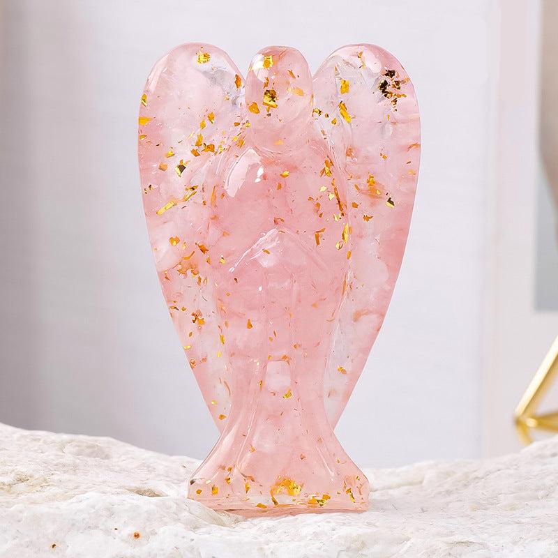 Guardian Angel Figurine | Natural Crystal Healing Statue