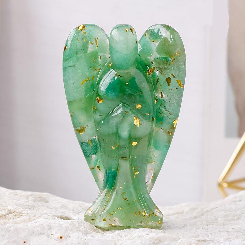 Guardian Angel Figurine | Natural Crystal Healing Statue