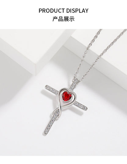 New Star Stone Pendant | Love Unlimited Online Sensation Heart Cross Necklace