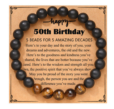 Original Idee Cadeaux Anniversaire Pour Mon Beau Papa Son Petit Fils Tonton Neveu Frere Papy Mari Bracelets Bijoux 50 Bracelet