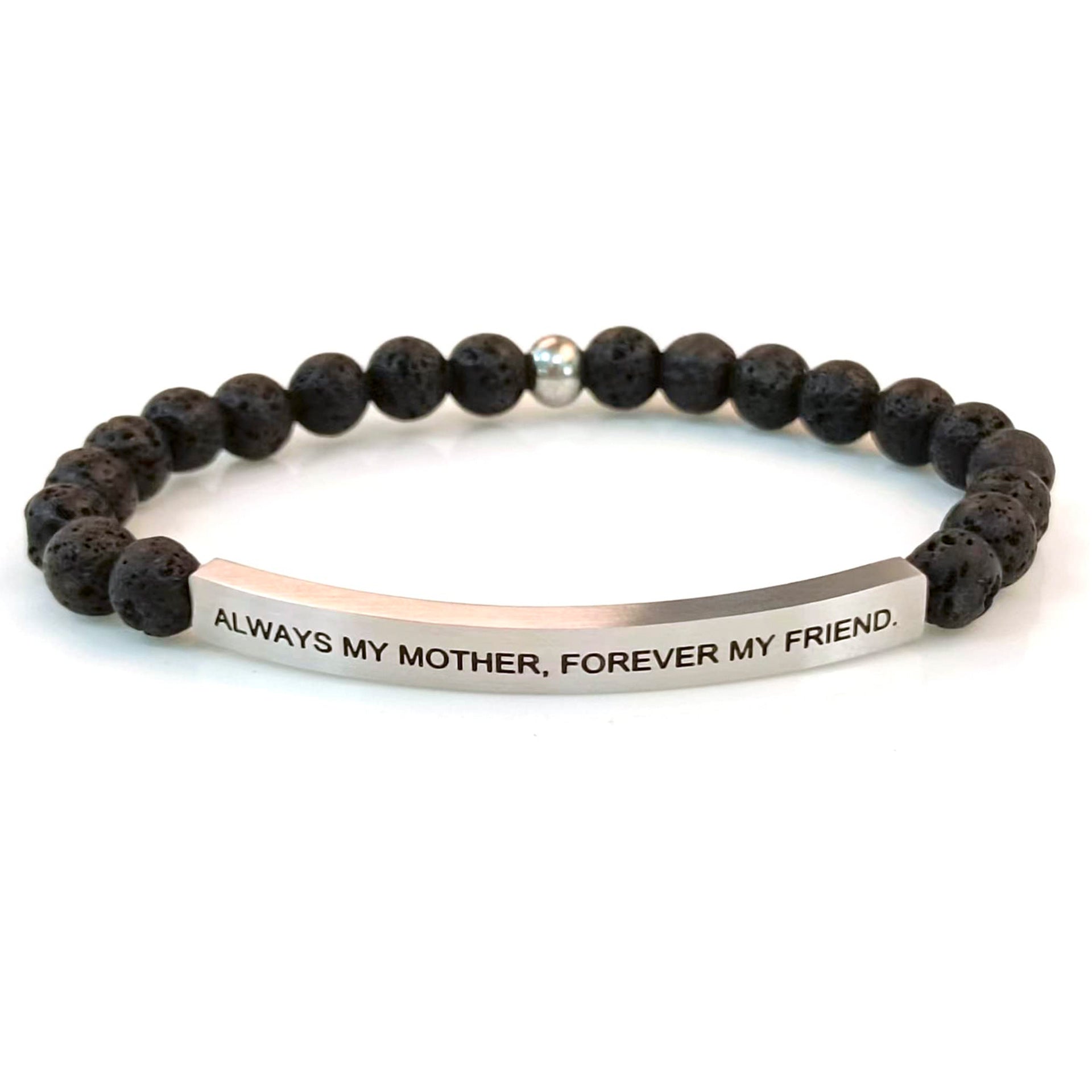 Custom Message Birthday Gift Classic Style 6mm Stainless Steel Ball for Fashion Beaded Bracelets Crystal Stainless Steel Elbow