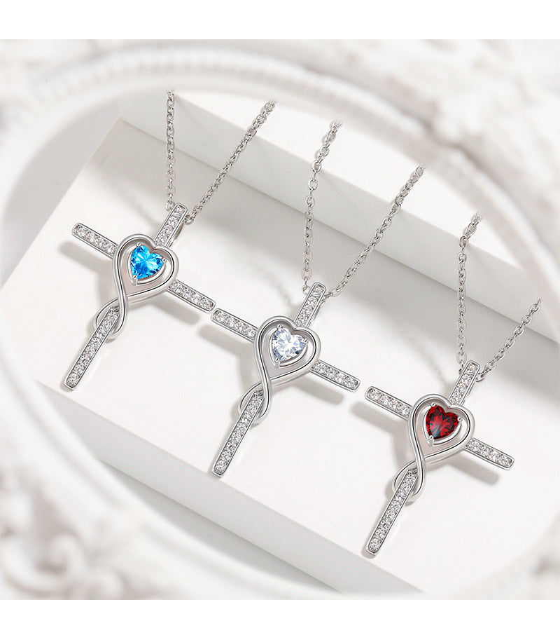 New Star Stone Pendant | Love Unlimited Online Sensation Heart Cross Necklace