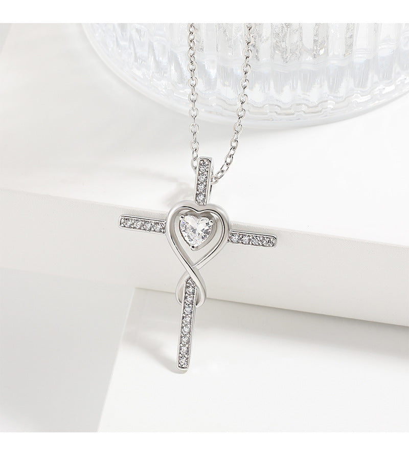 New Star Stone Pendant | Love Unlimited Online Sensation Heart Cross Necklace