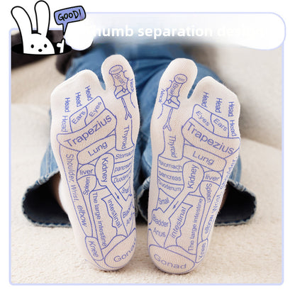 Foot Massage Hole Socks Foot Massage Health Care Hundred Hole Socks Foot Massage Meridian Point Point Diagram Socks