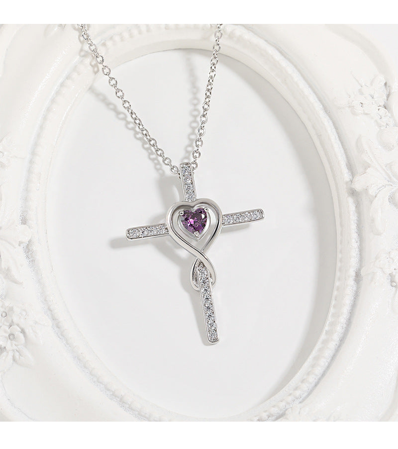 New Star Stone Pendant | Love Unlimited Online Sensation Heart Cross Necklace