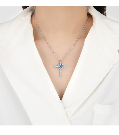 New Star Stone Pendant | Love Unlimited Online Sensation Heart Cross Necklace