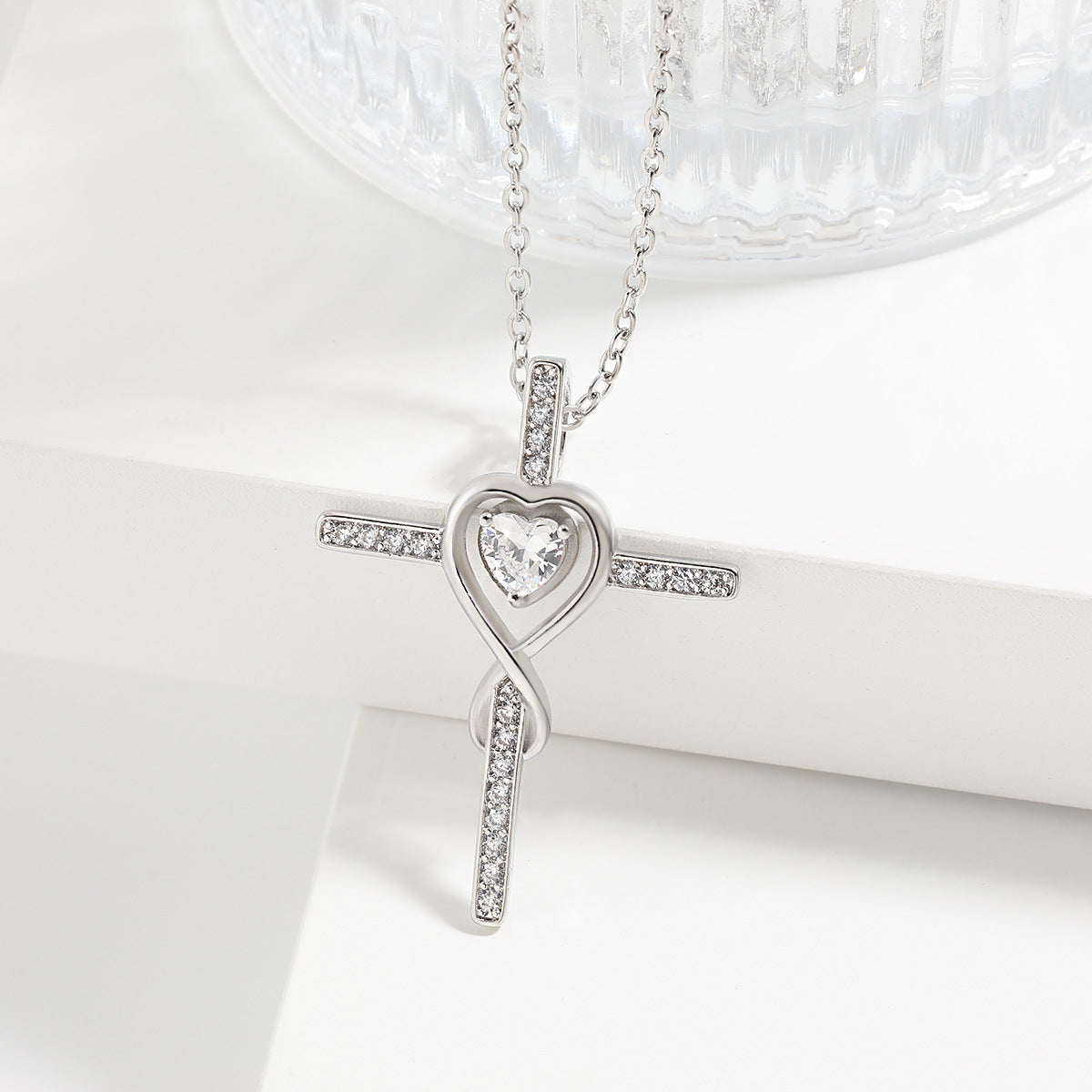 New Star Stone Pendant | Love Unlimited Online Sensation Heart Cross Necklace